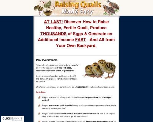 Raising Quails Made Easy – How To Raise Quails the Easy Way