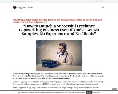 “How to Become a Copywriter With No Experience, No Samples, and No Clients”